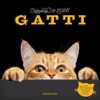 Bestseller Gatti. Calendario 2026 da parete