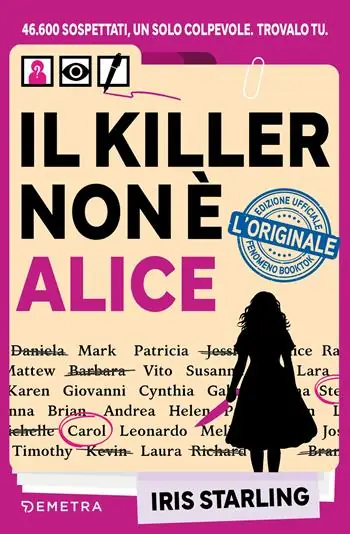 Il killer non è Alice Compra Oggi Stesso