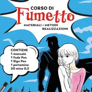 Corso di fumetto. Materiali. Metodi. Realizzazioni. Con fude pen, sign pen, portamine, mine Pagamento Sicuro