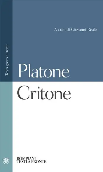 Novità Critone. Testo greco a fronte