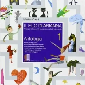 Occasione Imperdibile Il filo di Arianna. Antologia italiana. Con epica. Per la Scuola media. Con espansione online. Vol. 1