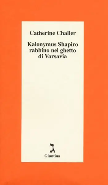 Compra Oggi Stesso Kalonymus Shapiro rabbino nel ghetto di Varsavia