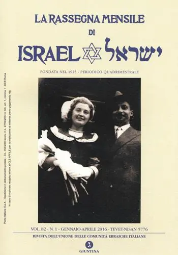 La rassegna mensile di Israel (2016). Vol. 82 Gennaio-Aprile 2016 Must-Have