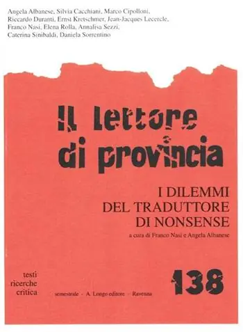 Di Tendenza Il lettore di provincia. Vol. 138 I dilemmi del traduttore di nonsense.