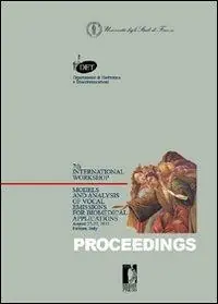 Models and analysis of vocal emissions for biomedical applications 7thinternational workshop. 2011 Prezzo Ridotto