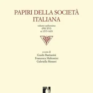 Direttamente Dal Produttore Papiri della società italiana. Vol. 16