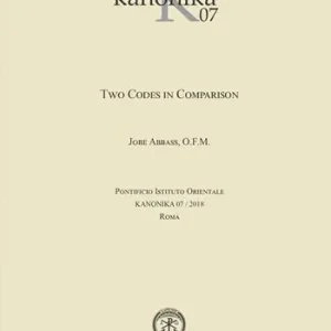 Nuova Collezione Kanonika. Vol. 7 Two codes in comparison