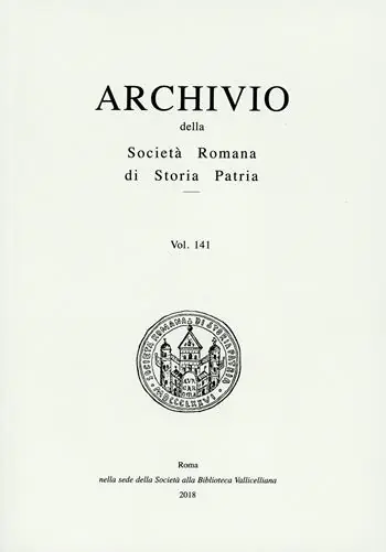 Acquista Ora Archivio della Società romana di storia patria. Vol. 141