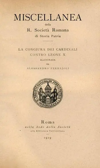 La congiura dei cardinali contro Leone X Professionale