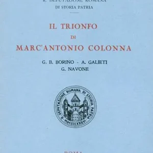 Il trionfo di Marc‘Antonio Colonna Vendita Finale