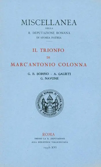 Il trionfo di Marc‘Antonio Colonna Vendita Finale