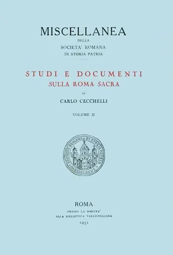 Studi e documenti sulla Roma sacra. Vol. 2 Subito Disponibile
