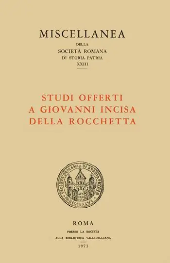 Studi offerti a Giovanni Incisa della Rocchetta Economico
