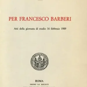 Popolare Per Francesco Barberi. Atti della Giornata di studi (16 febbraio 1989)