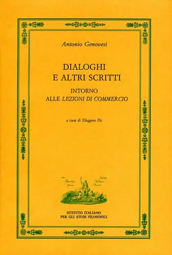 Novità Dialoghi e altri scritti intorno alle Lezioni di commercio