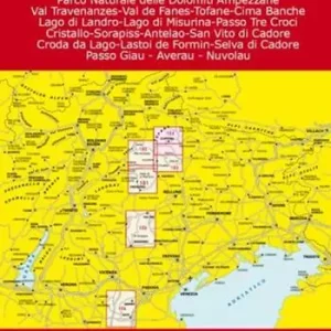 Offerta Speciale Cortina e dintorni. Scala 1 25.000 GPS - WGS 84 zona 33 Nord