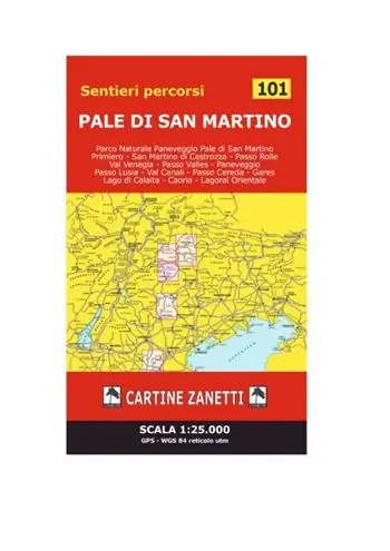 Pale di San Martino 1 25.00 reticolo GPS Esclusivo
