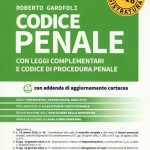 Soddisfatti O Rimborsati Codice penale con leggi complementari e codice di procedura penale. Concorso magistratura. Con aggiornamento online