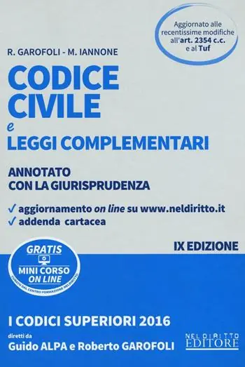 Occasione Imperdibile Codice civile e leggi complementari. Annotato con la giurisprudenza. Con aggiornamento online