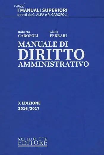 Prezzo Scontato Manuale di diritto amministrativo