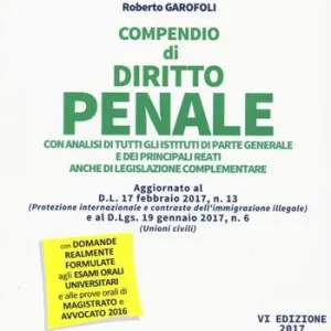 Compendio di diritto penale Solo Oggi