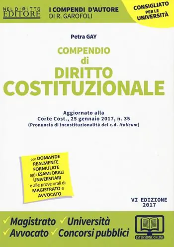 Compra Online Compendio di diritto costituzionale