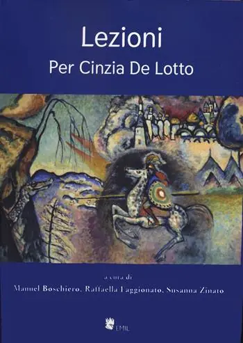 Lezioni per Cinzia De Lotto Novità