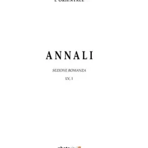 Annali. Sezione romanza Prezzo Di Fabbrica
