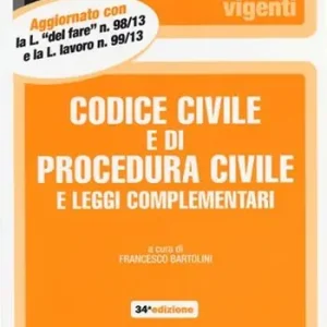 Codice civile e di procedura civile e leggi complementari Offerta Speciale